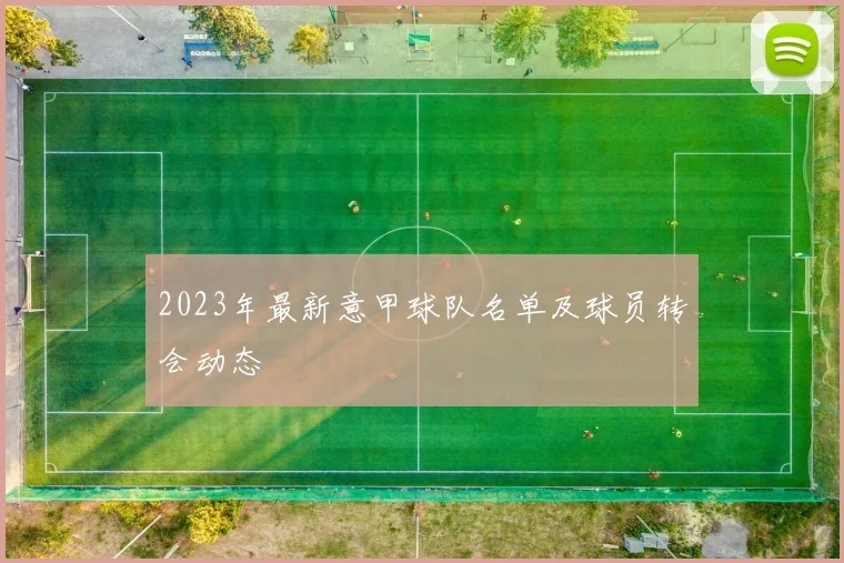 2023年最新意甲球队名单及球员转会动态